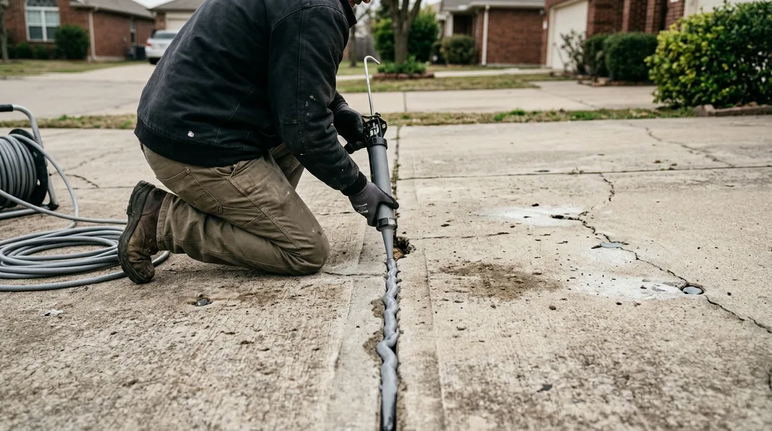 Open joints and cracks are sealed afterwards so surface water stops running straight back under the — Lexington, KY